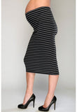 Stripe Tube Skirt