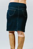 Dark Denim Skirt